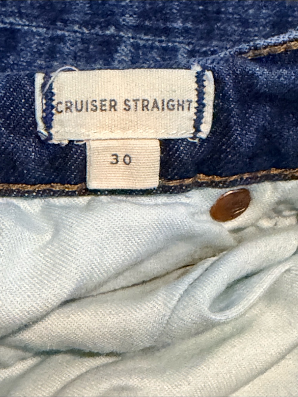 Madewell Cruiser Straight Jeans 30 Lana Wash High Rise F6086 - Picture 9 of 13